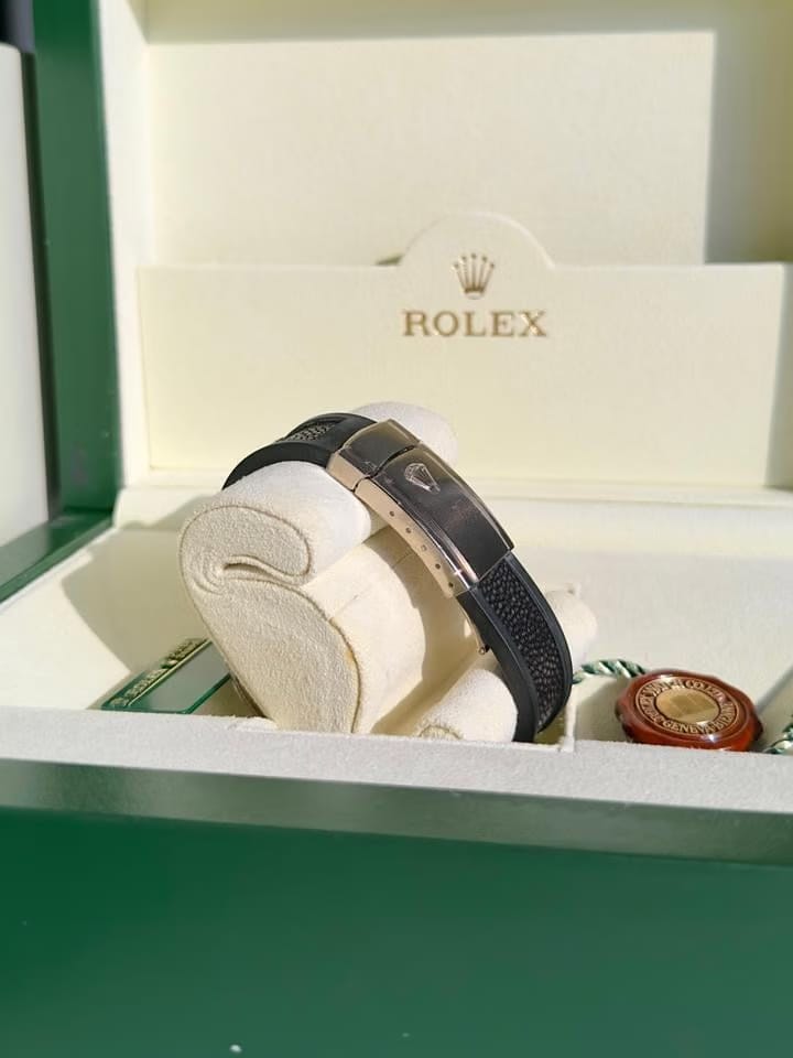 Rolex | Datejust | 116189BB | White gold | 36 mm | Rubber | Automatic