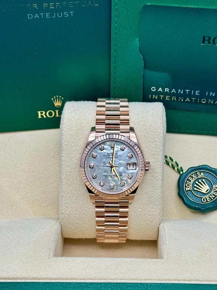 Rolex | Datejust | 278275 | Rose gold | 31 mm | Rose gold | Mother of pearl | Automatic