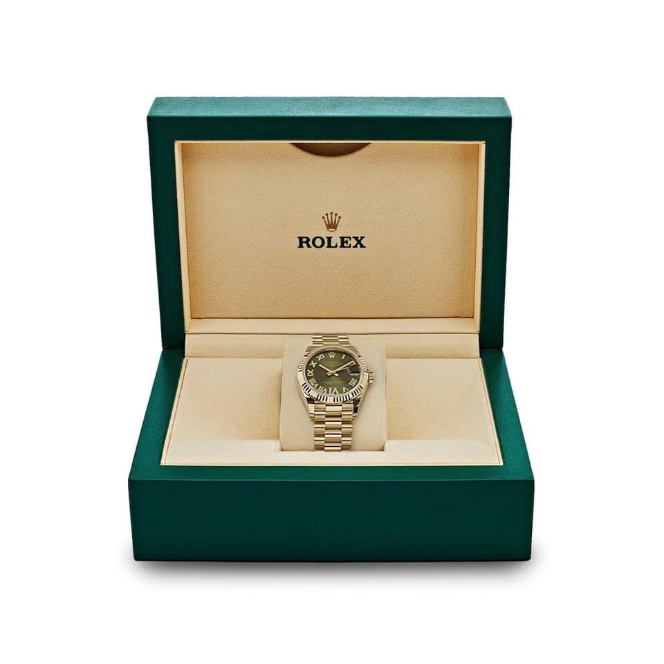 Rolex | Datejust | 278278 | Yellow gold | 31 mm | Yellow gold | Green | Automatic