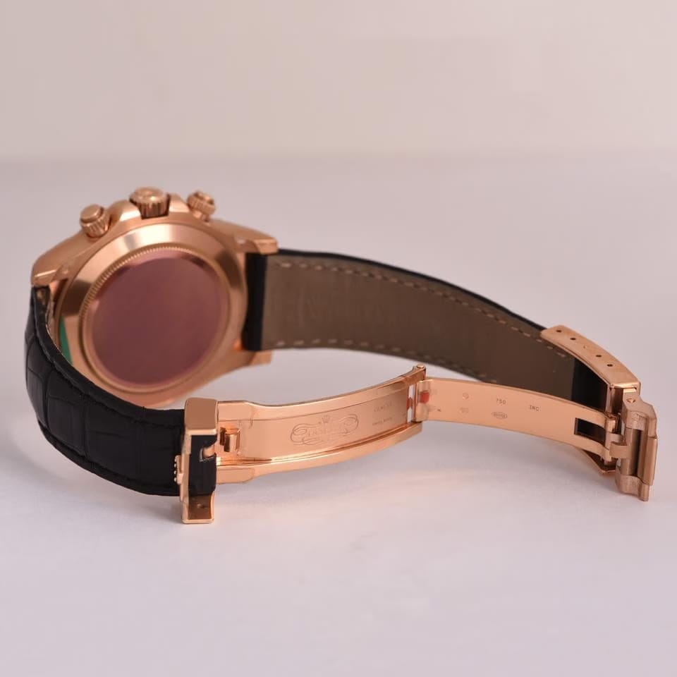 Rolex | Daytona | 116515ln | Rose gold | 40 mm | Leather | Brown | Automatic