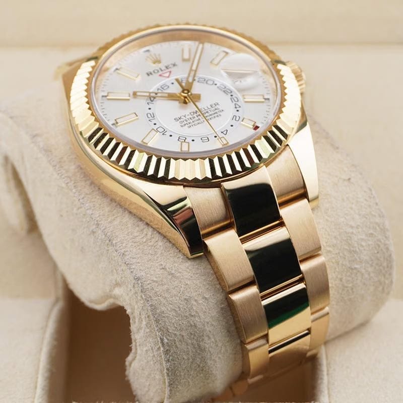 Rolex | Sky-Dweller | 326938 | Yellow gold | 42 mm | Yellow gold | White | Automatic