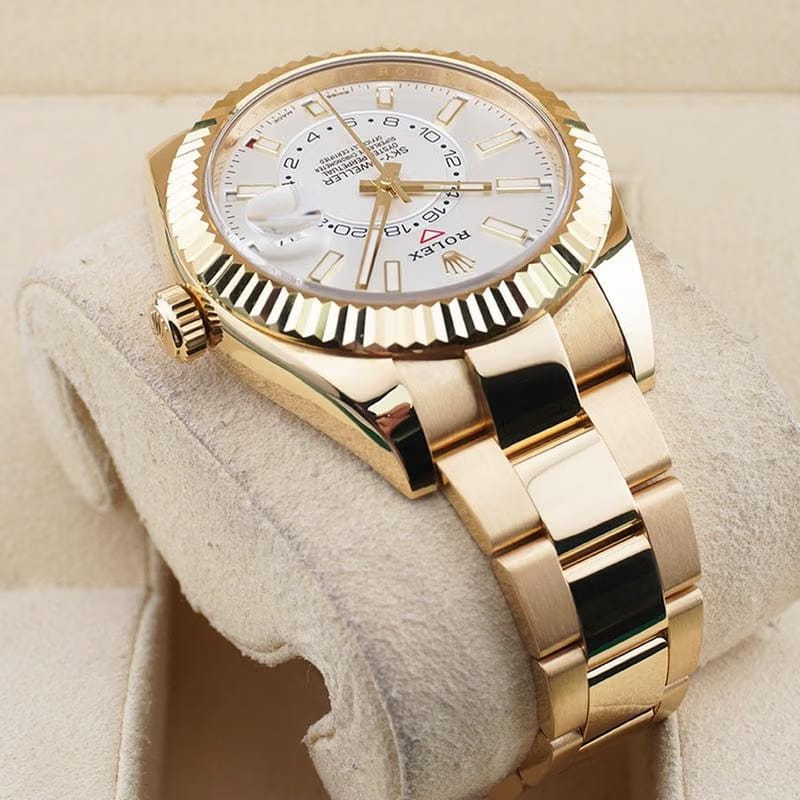 Rolex | Sky-Dweller | 326938 | Yellow gold | 42 mm | Yellow gold | White | Automatic