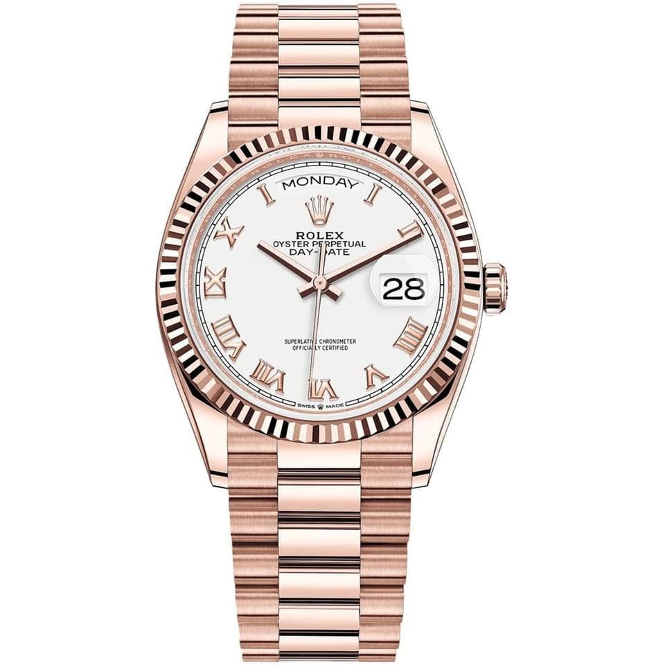 Rolex | Day-Date | 128235-0070 | 36 mm | White | Automatic