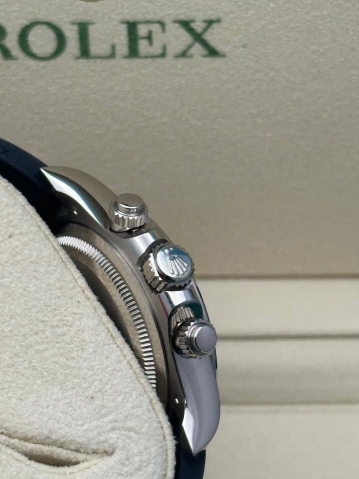 Rolex | Daytona | 126519 | White gold | 40 mm | Rubber | Black | Automatic