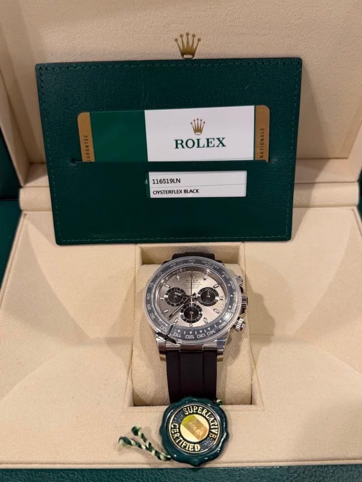 Rolex | Daytona | 116519LN | Steel | 40 x 43 mm | Rubber | Grey | Automatic