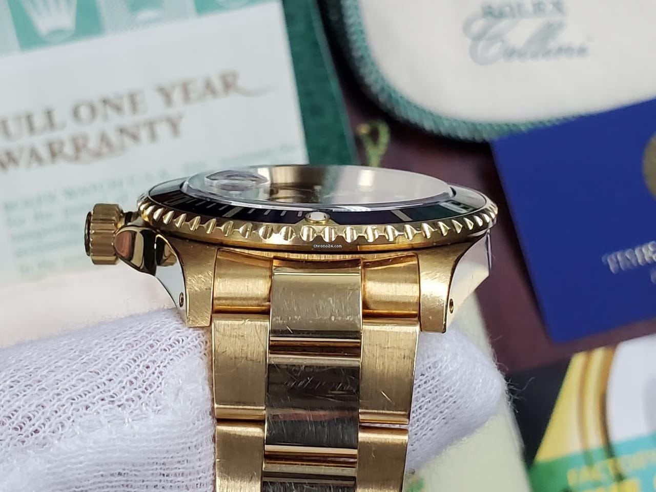 Rolex | Submariner | 16618LB | Yellow gold | 40 mm | Yellow gold | Blue | Automatic