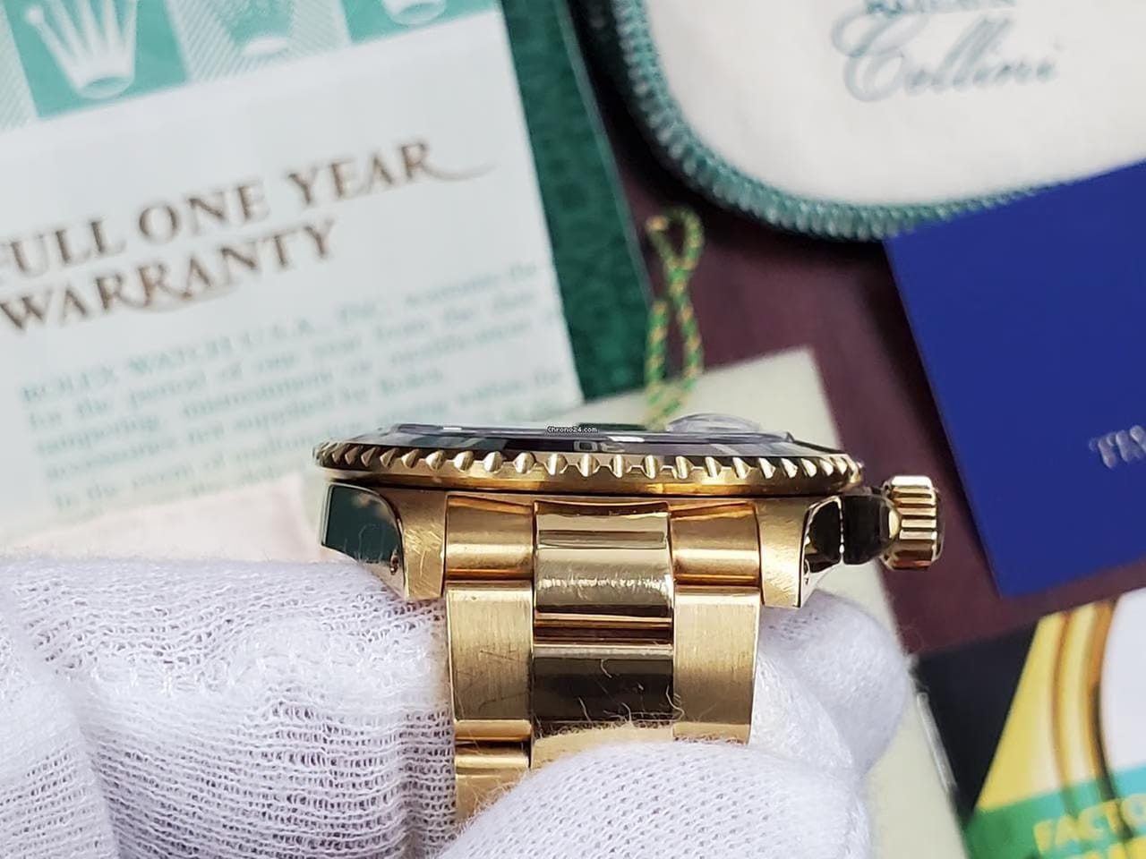 Rolex | Submariner | 16618LB | Yellow gold | 40 mm | Yellow gold | Blue | Automatic