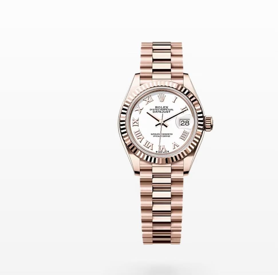 Rolex | Datejust | 279175 | Rose gold | 28 mm | Rose gold | White | Automatic