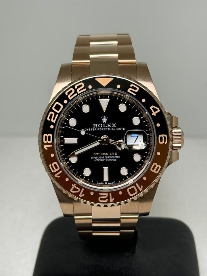 Rolex | GMT-Master II | 126715CHNR | Rose gold | Rose gold | Black | Automatic
