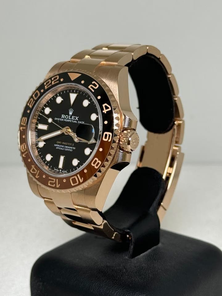 Rolex | GMT-Master II | 126715CHNR | Rose gold | Rose gold | Black | Automatic