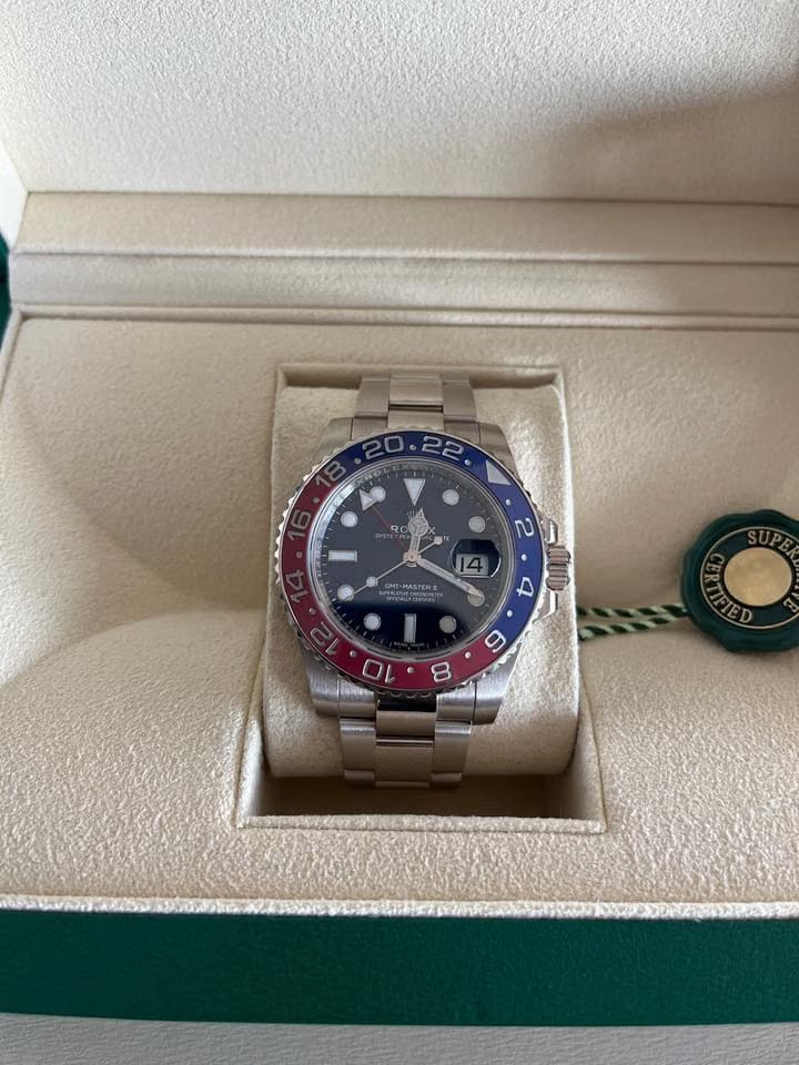 Rolex | GMT-Master II | 116719BLRO - Blue dial | White gold | 40 mm | White gold | Blue | Automatic