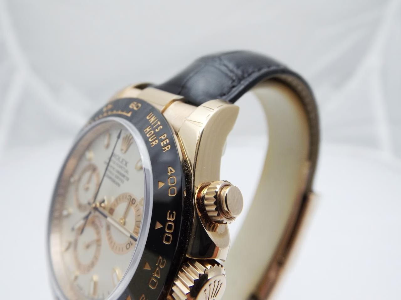 Rolex | Daytona | 116515ln | Rose gold | 40 mm | Leather | White | Automatic