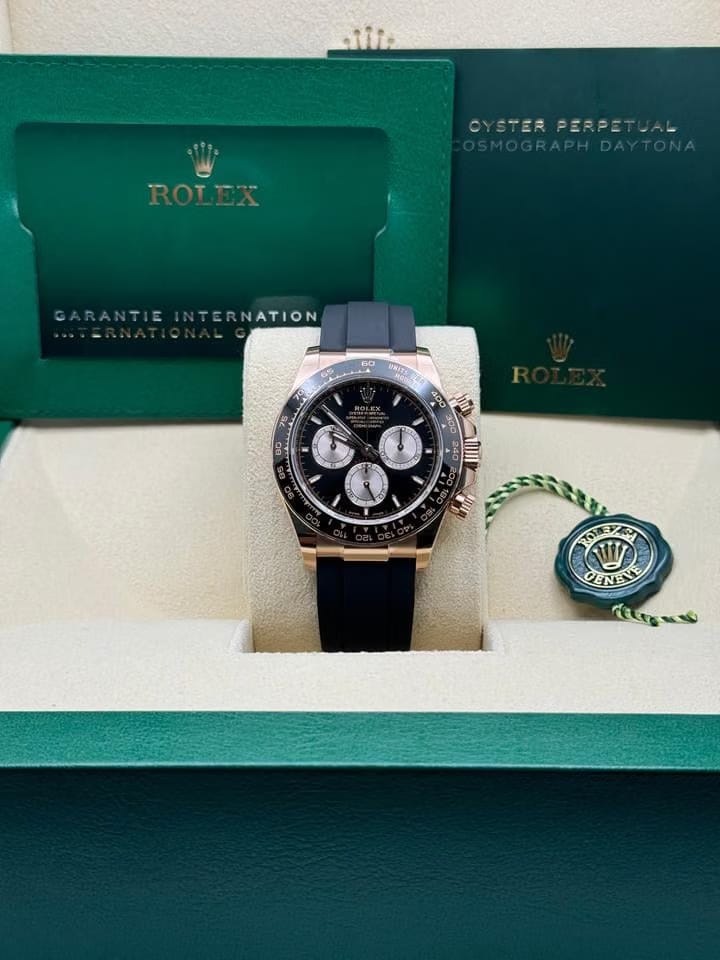 Rolex | Daytona | 126515ln-cm1-dc722 | Rose gold | 40 mm | Rubber | Pink | Automatic