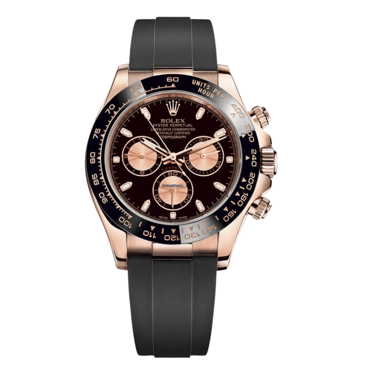 Rolex | Daytona | 116515LN-0017 | Rose gold | 40 mm | Rubber | Black | Automatic