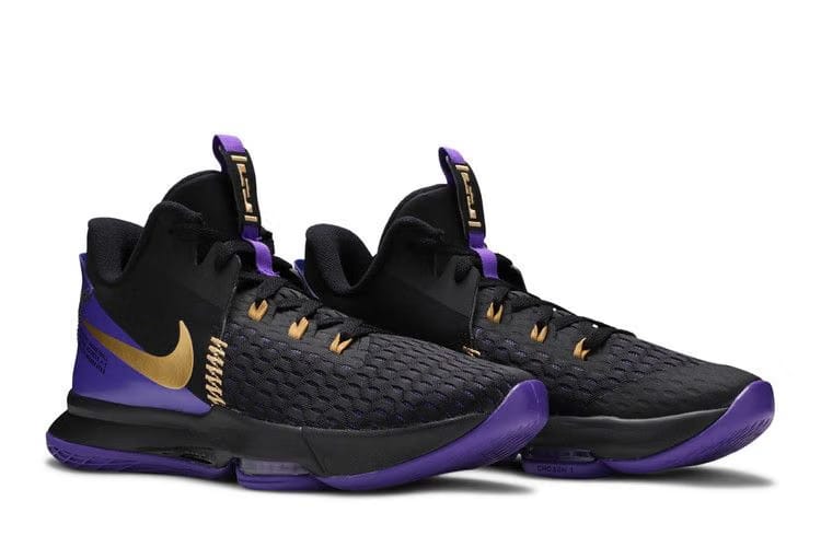 LeBron Witness 5 Fierce Purple Metallic Gold