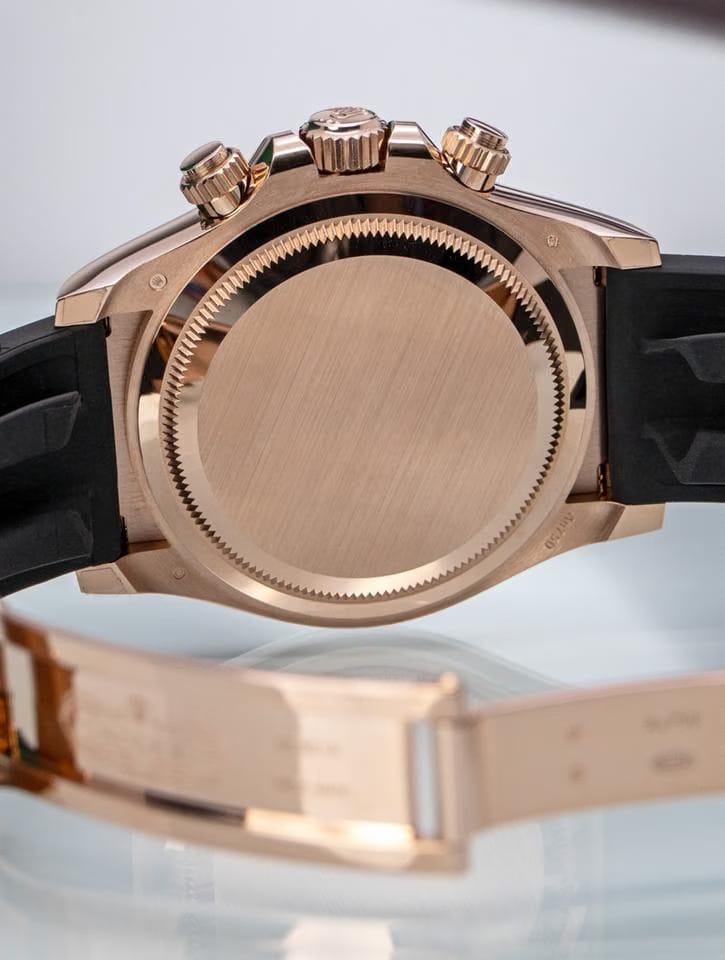 Rolex | Daytona | 126515LN | Rose gold | 40 mm | Rubber | Silver | Automatic