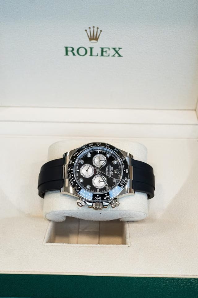 Rolex | Daytona | 126519LN | White gold | 40 mm | Rubber | Black | Automatic