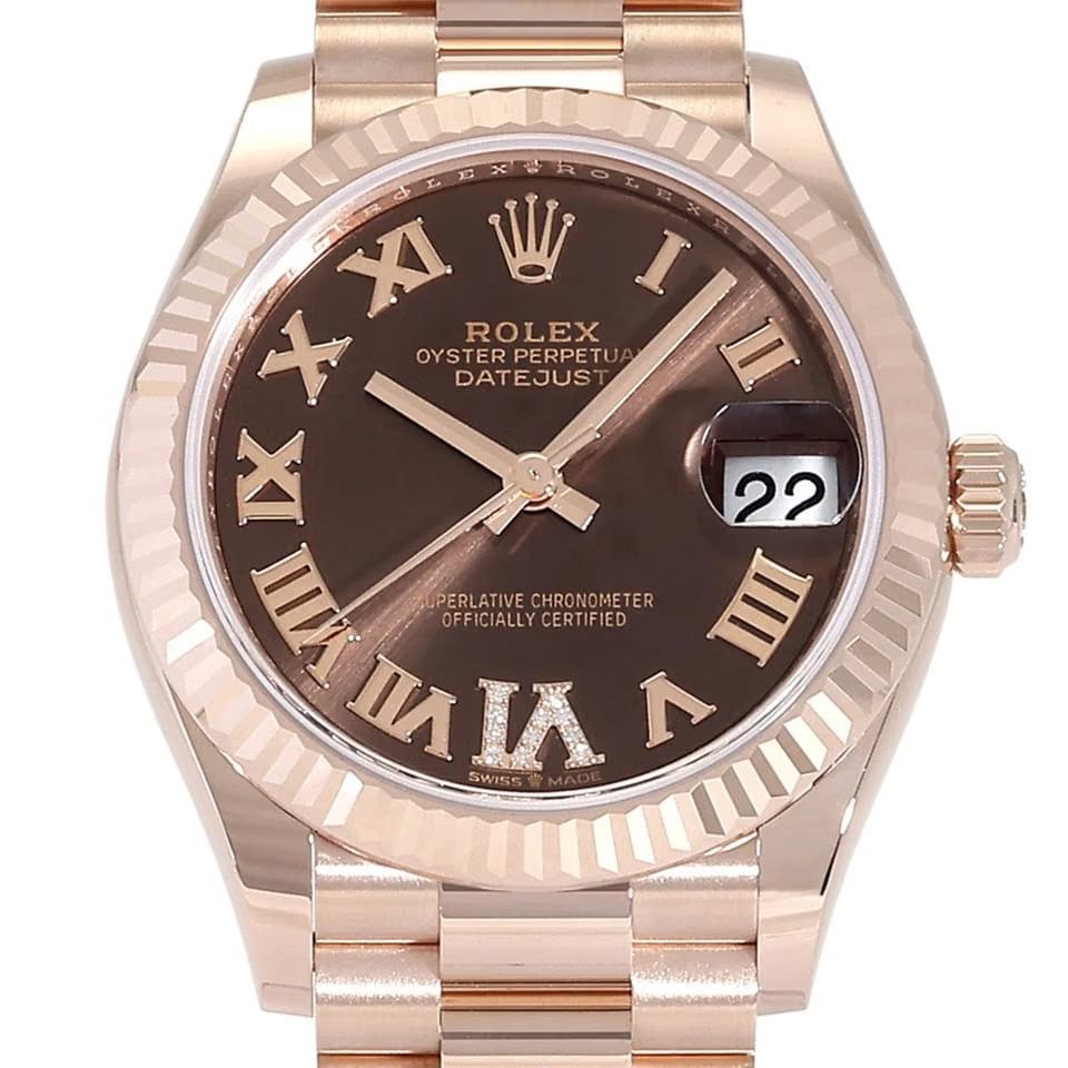 Rolex | Datejust | 278275 | Red Gold | 31 Mm | Brown