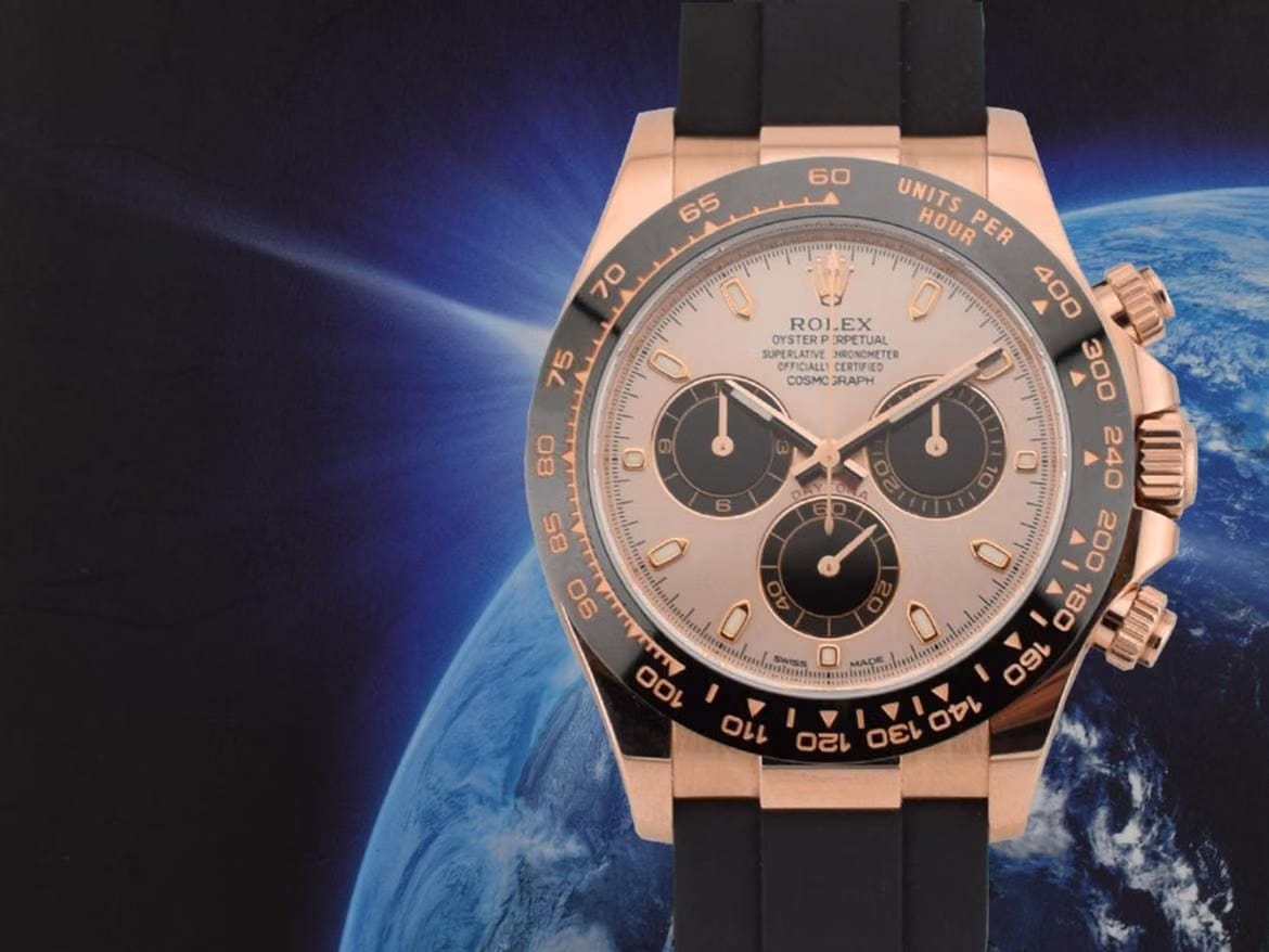 Rolex | Daytona | 116515LN | Rose gold | 40 mm | Rubber | Gold | Automatic