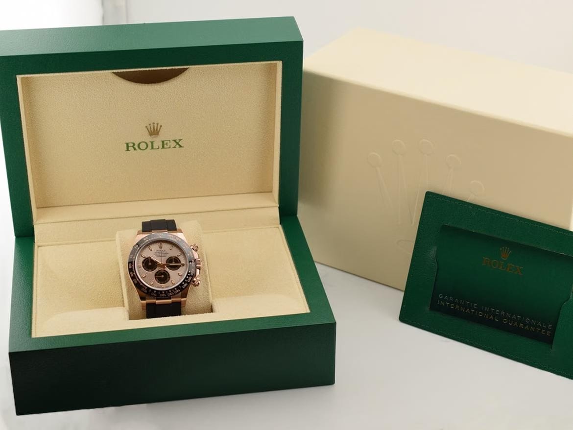 Rolex | Daytona | 116515LN | Rose gold | 40 mm | Rubber | Gold | Automatic
