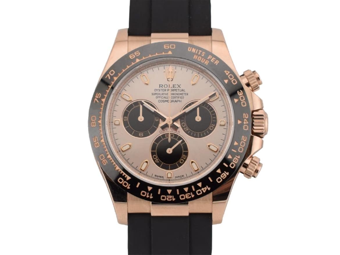 Rolex | Daytona | 116515LN | Rose gold | 40 mm | Rubber | Gold | Automatic
