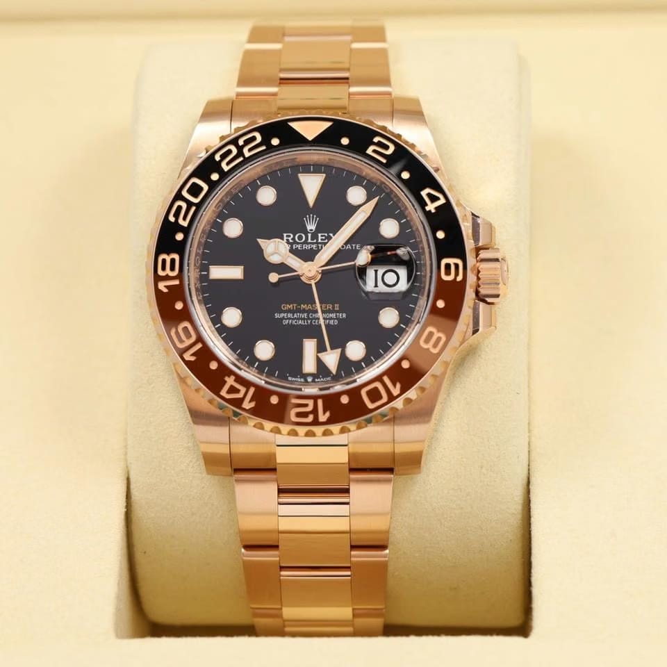 Rolex | GMT-Master II | 126715CHNR | Rose gold | 40 mm | Black