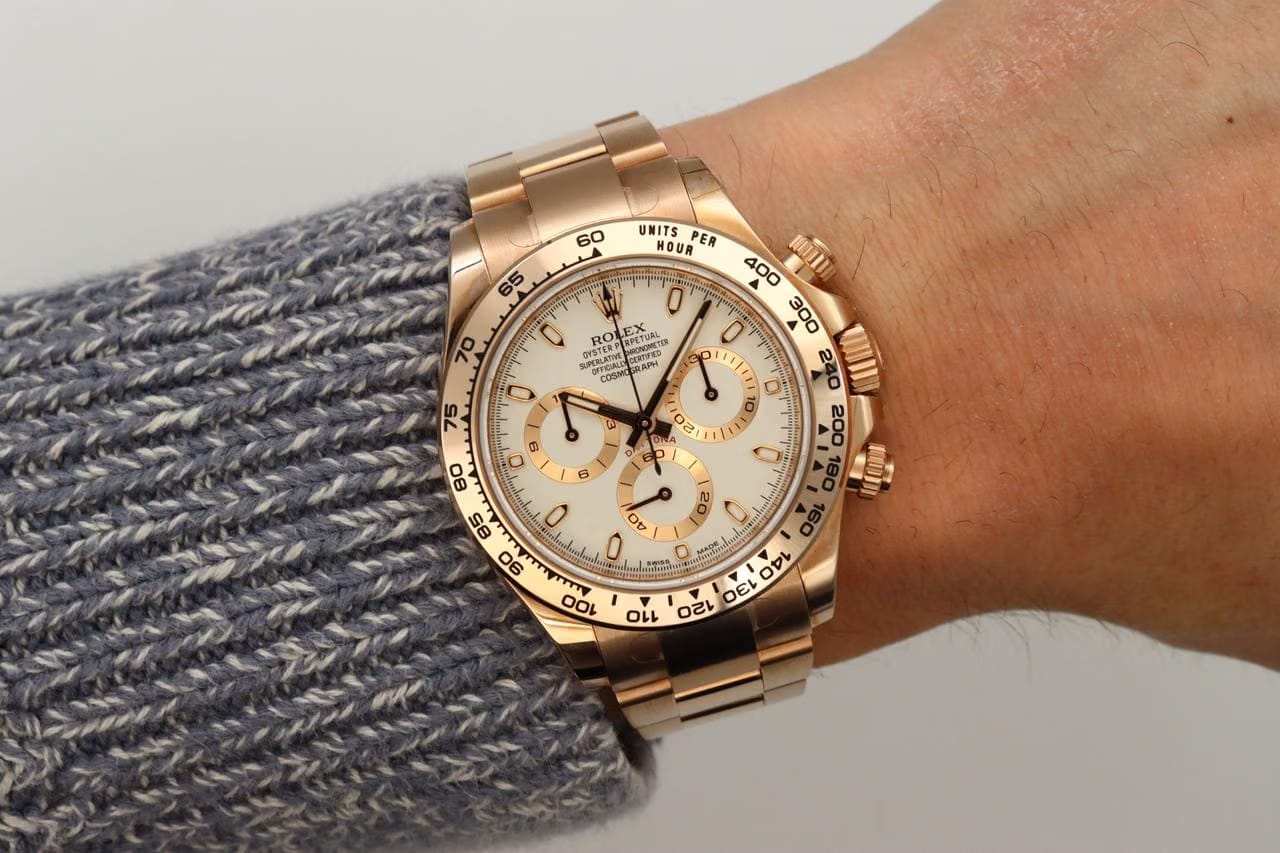 Rolex | Daytona | 116505-0005 | Rose gold | 40 mm | Champagne