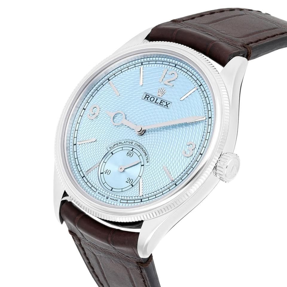 Rolex | 1908 | 52506-0002 | 39 mm | Blue | Automatic