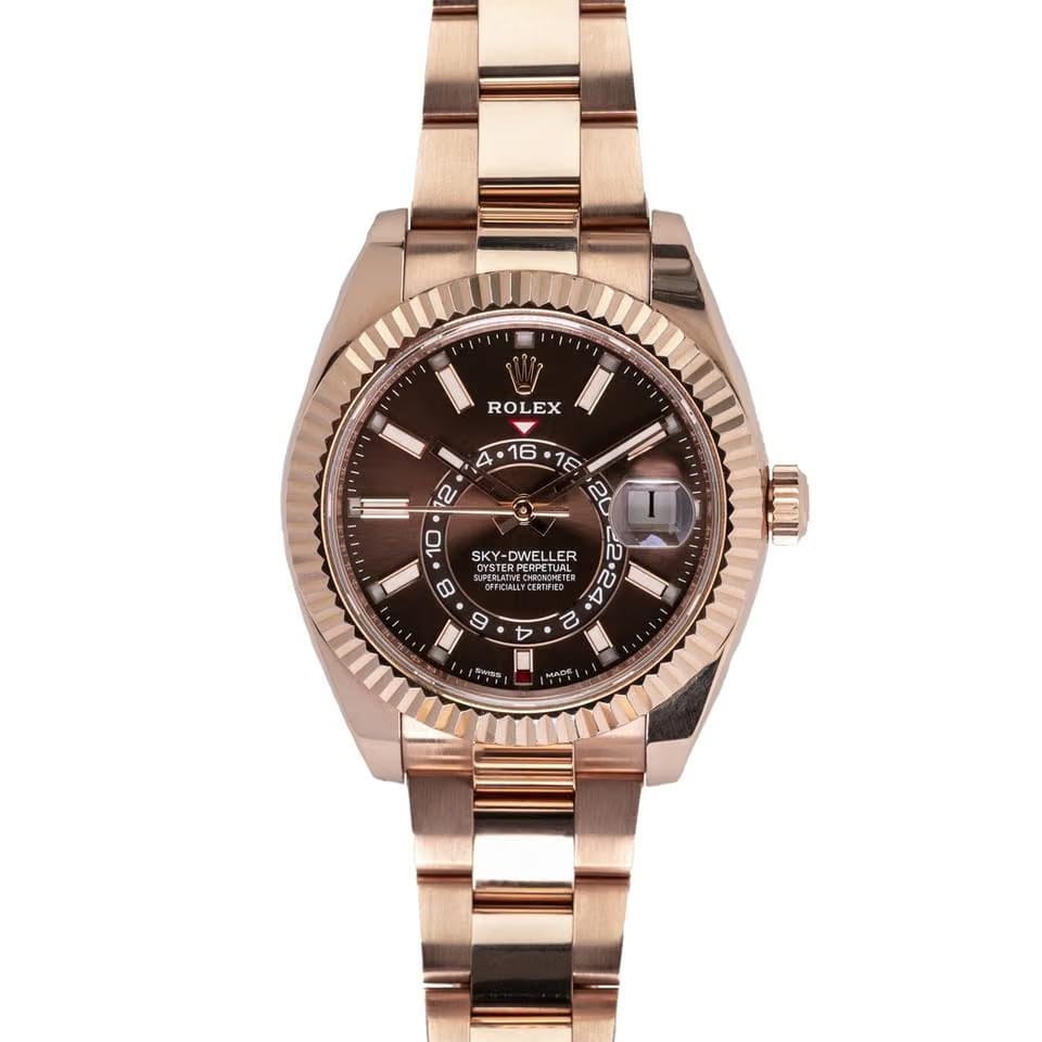 Rolex | Sky-Dweller | 326935 | Rose gold | 42 mm | Rose gold | Bronze | Automatic