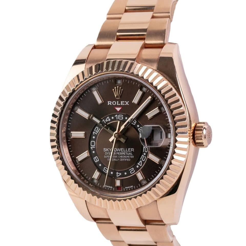 Rolex | Sky-Dweller | 326935 | Rose gold | 42 mm | Rose gold | Bronze | Automatic