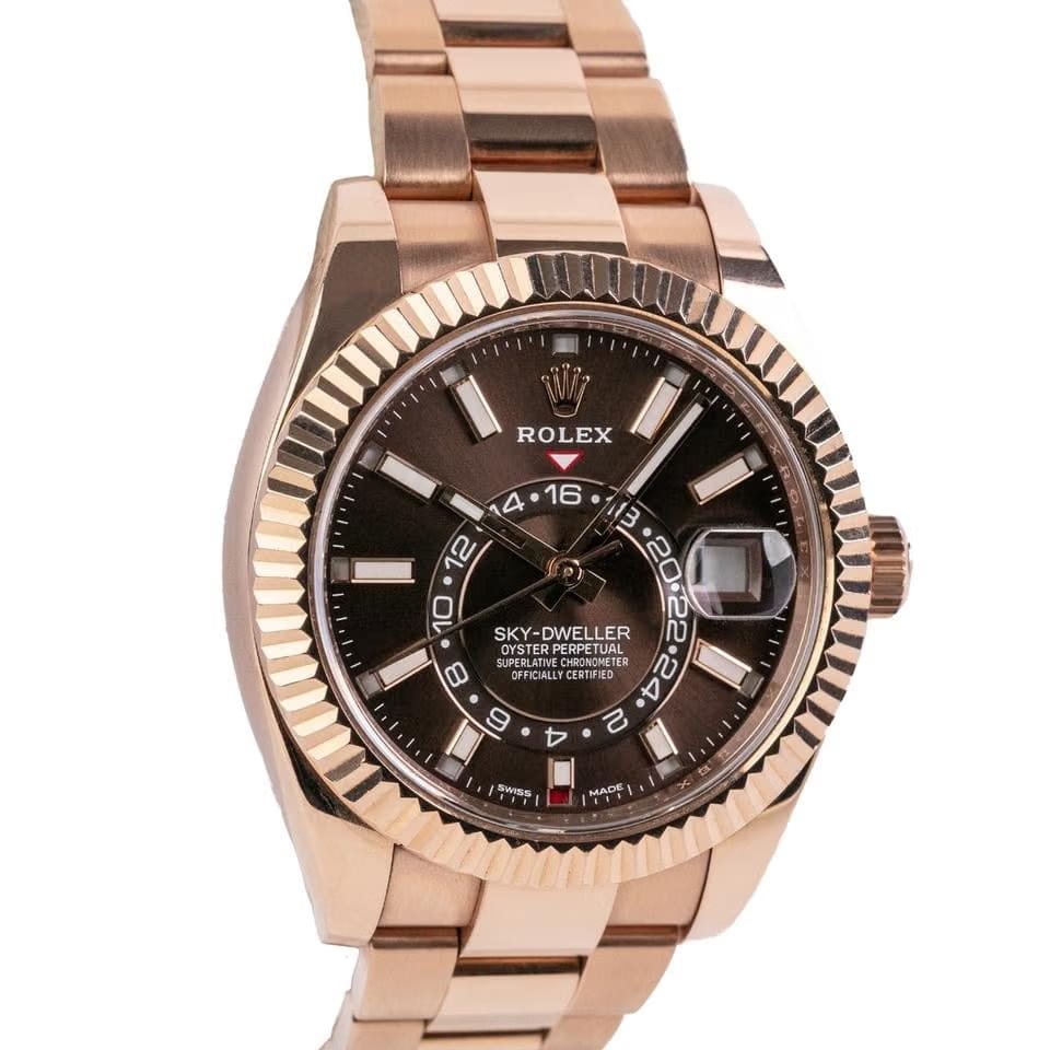 Rolex | Sky-Dweller | 326935 | Rose gold | 42 mm | Rose gold | Bronze | Automatic