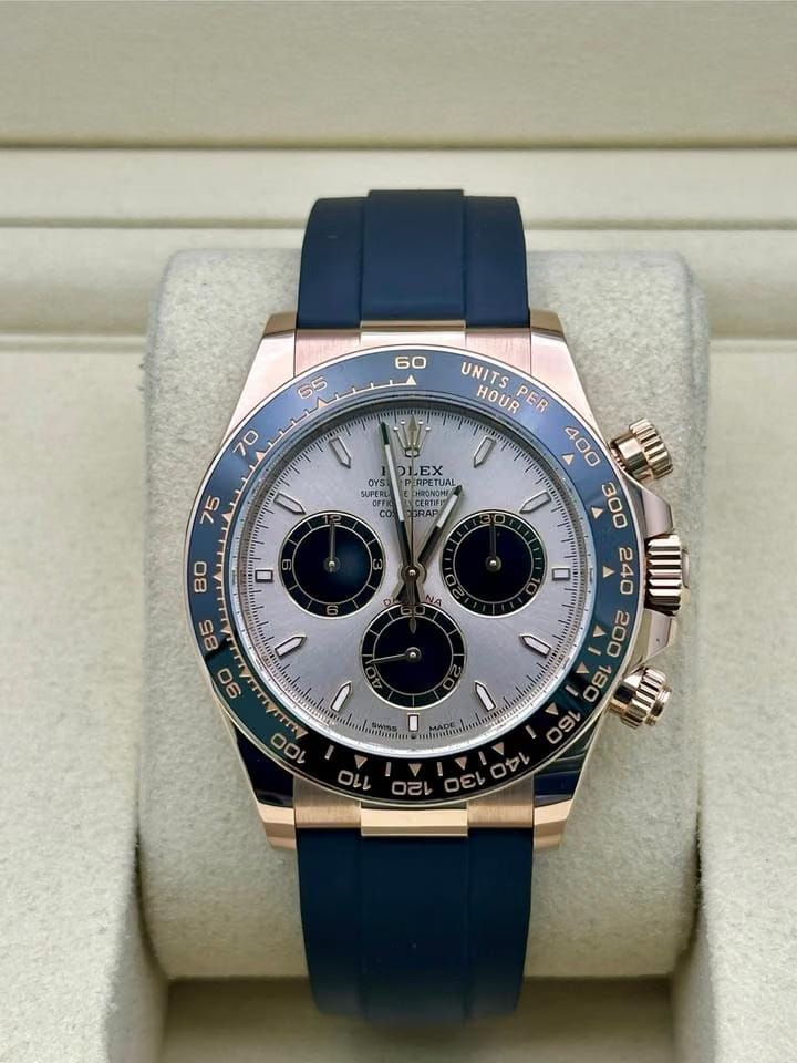 Rolex | Daytona | 126515LN | Rose gold | 40 mm | Rubber | Pink | Automatic