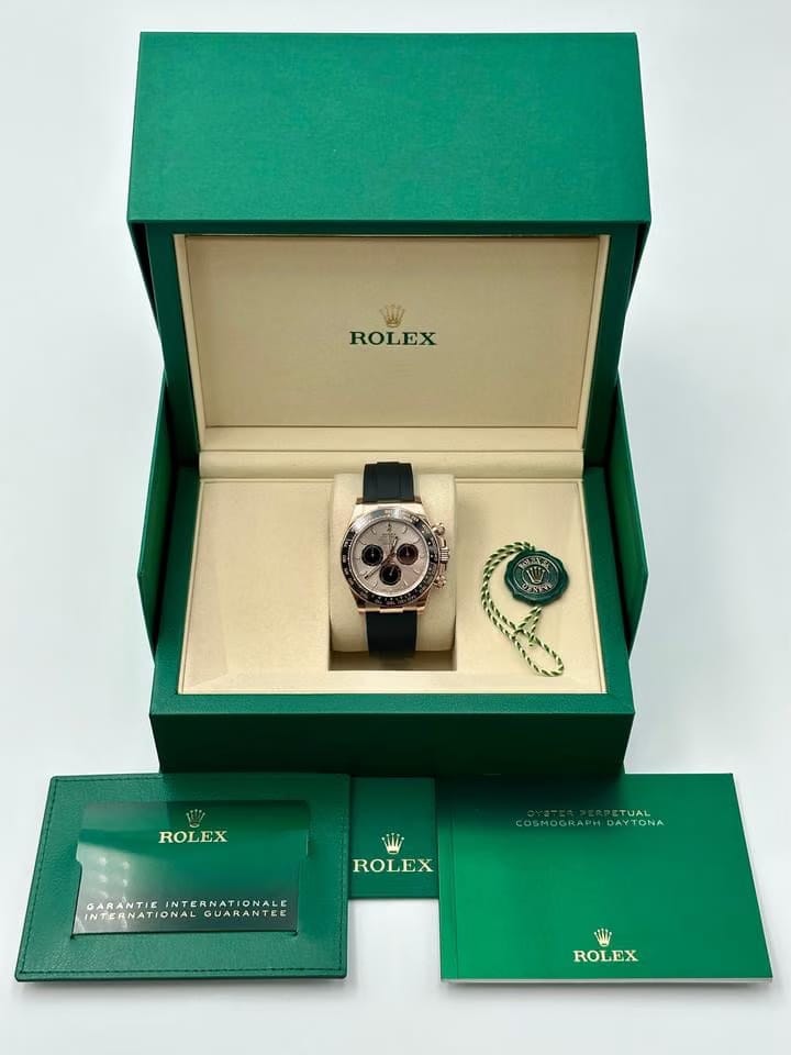 Rolex | Daytona | 126515LN | Rose gold | 40 mm | Rubber | Pink | Automatic