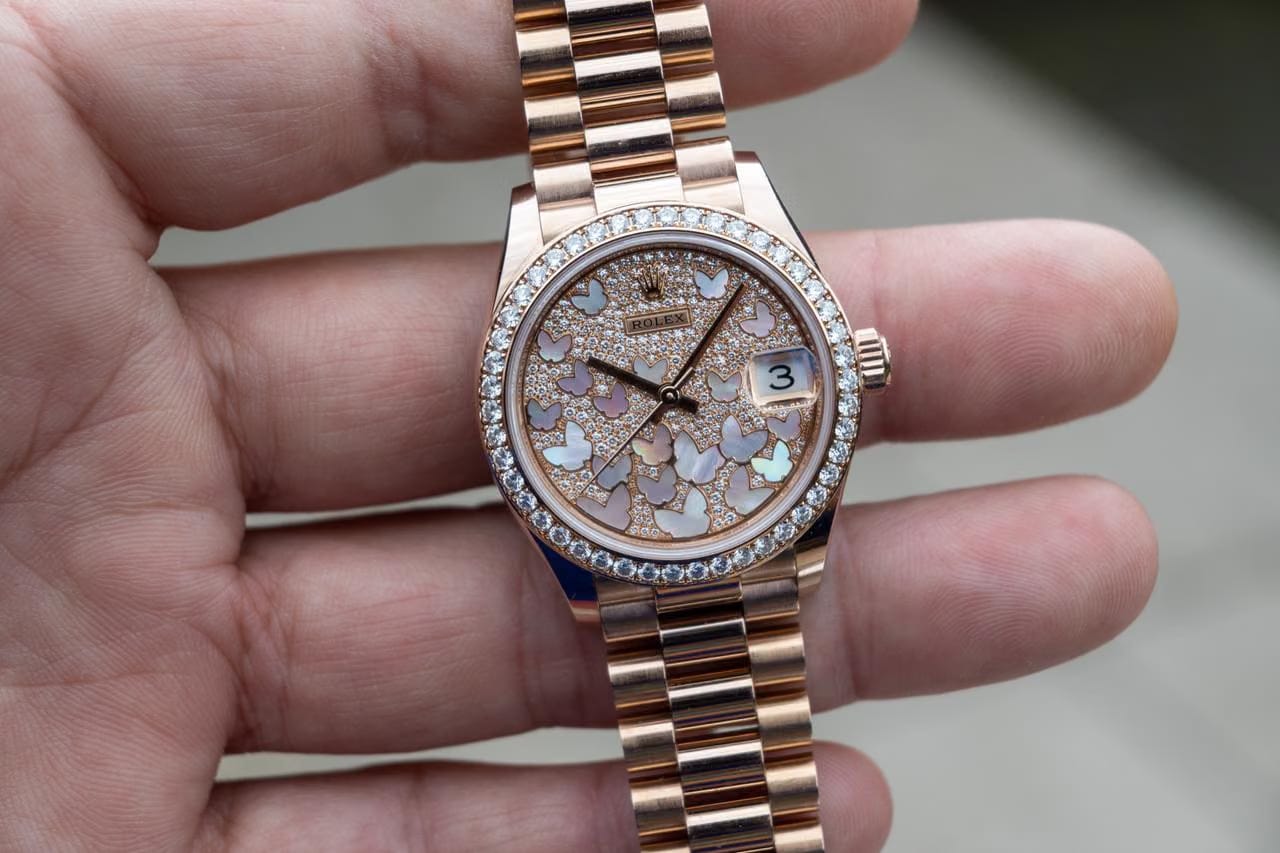 Rolex | Datejust | 278285RBR | Rose gold | 31 mm | Rose gold | Pink | Automatic