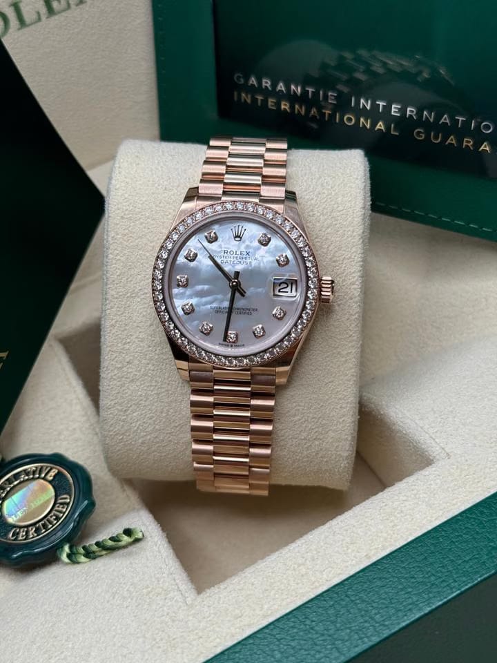 Rolex | Datejust | 278285RBR | Rose gold | 31 mm | Rose gold | Mother of pearl | Automatic