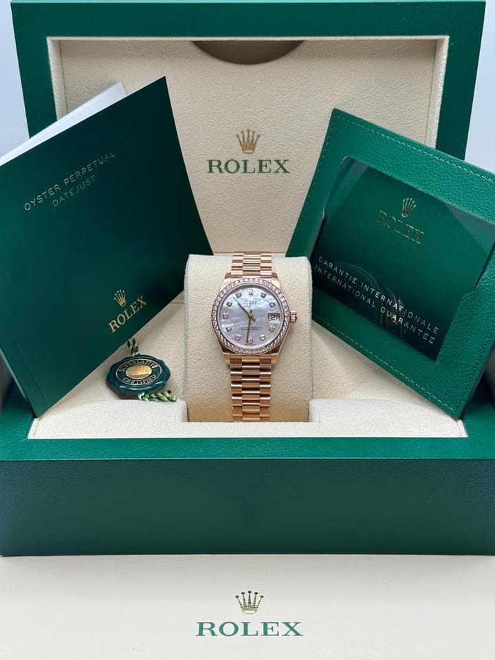 Rolex | Datejust | 278285RBR | Rose gold | 31 mm | Rose gold | Mother of pearl | Automatic