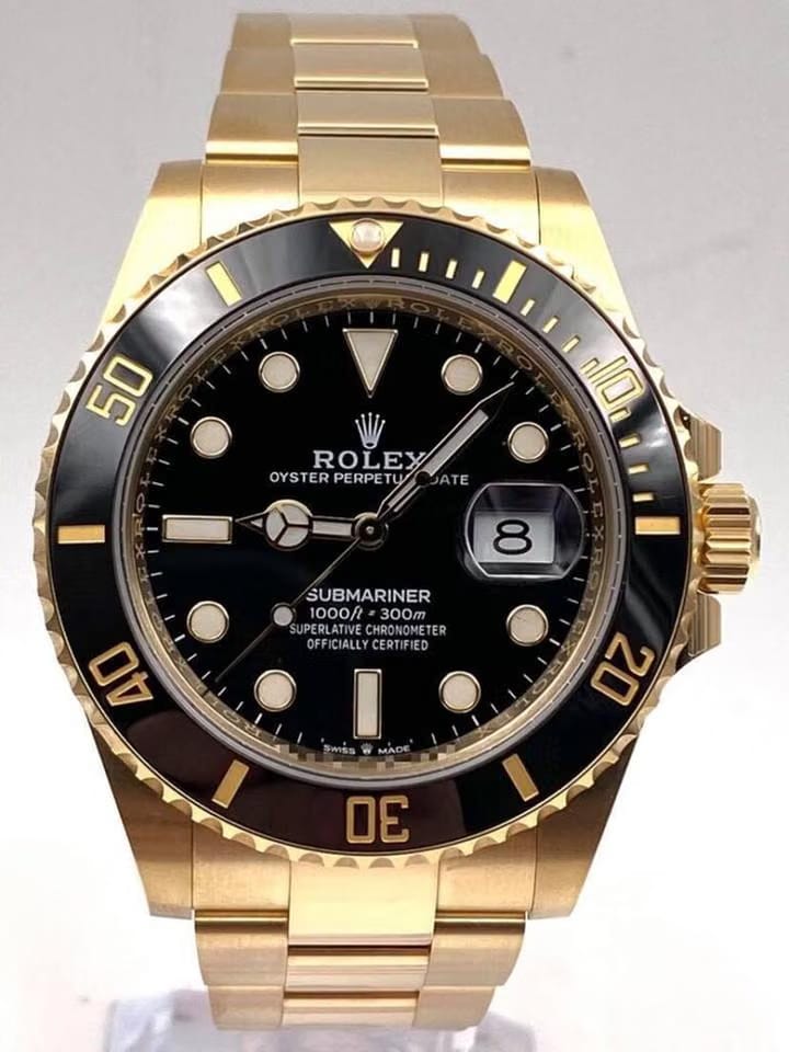 Rolex | Submariner | 126618LN | Yellow gold | Black | Automatic