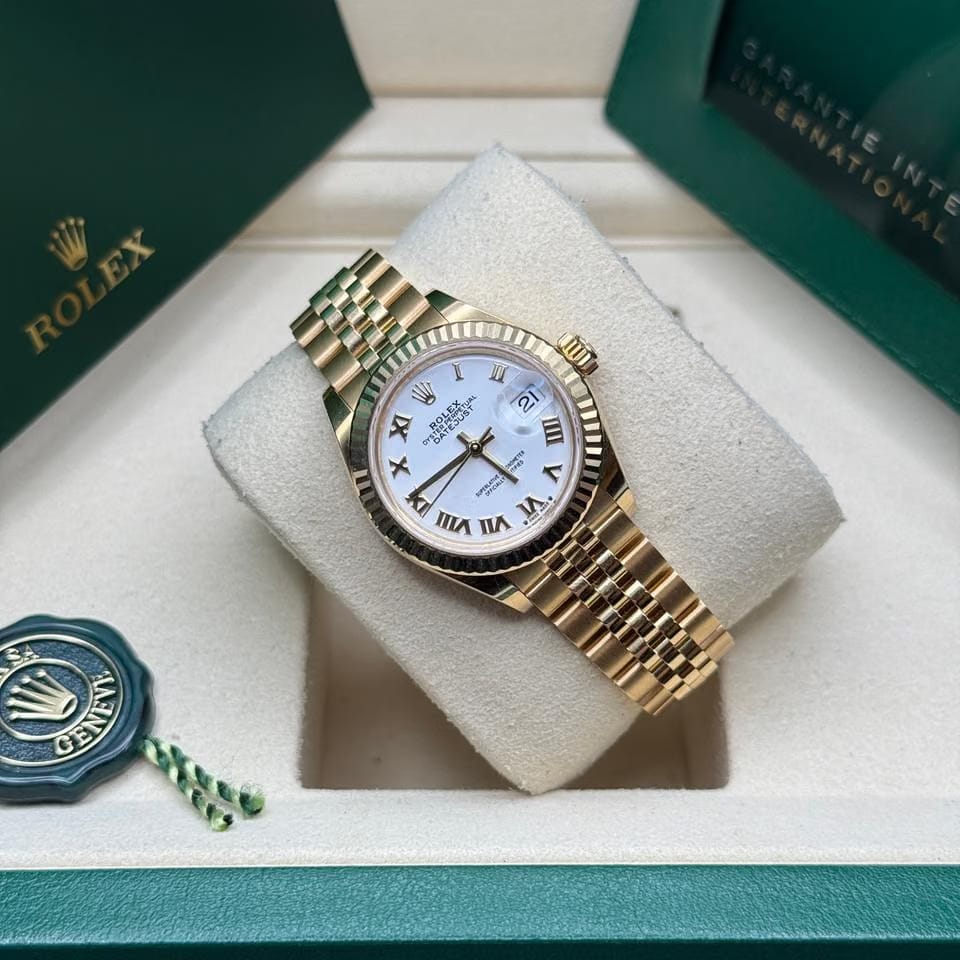 Rolex | Datejust | 279178 | Yellow gold | 28 mm | Yellow gold | White | Automatic