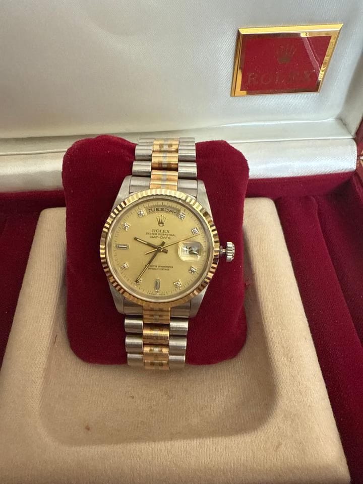 Rolex | Day-Date | 18239BIC | Yellow gold | 36 mm | Rose gold | Gold | Automatic