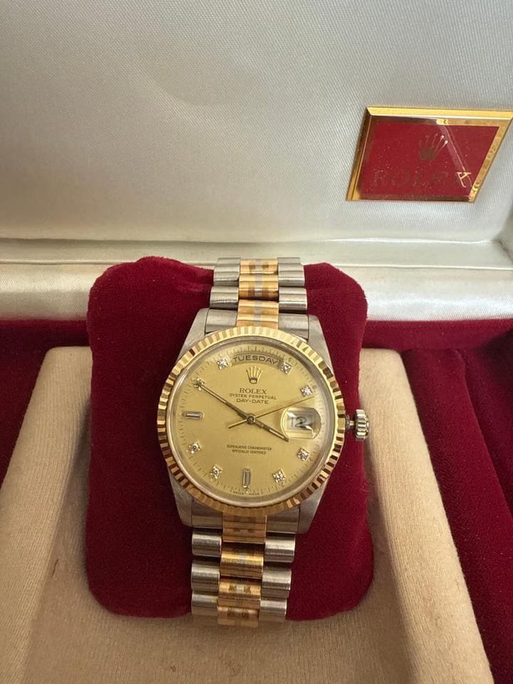 Rolex | Day-Date | 18239BIC | Yellow gold | 36 mm | Rose gold | Gold | Automatic