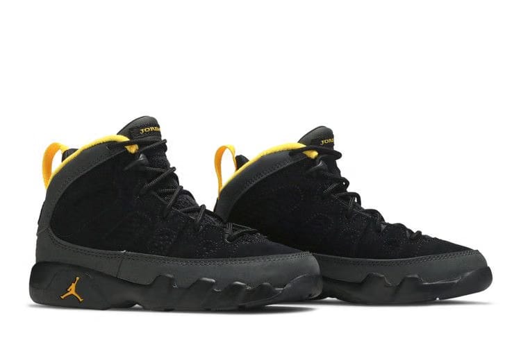 Air Jordan 9 Retro PS Dark Charcoal University Gold