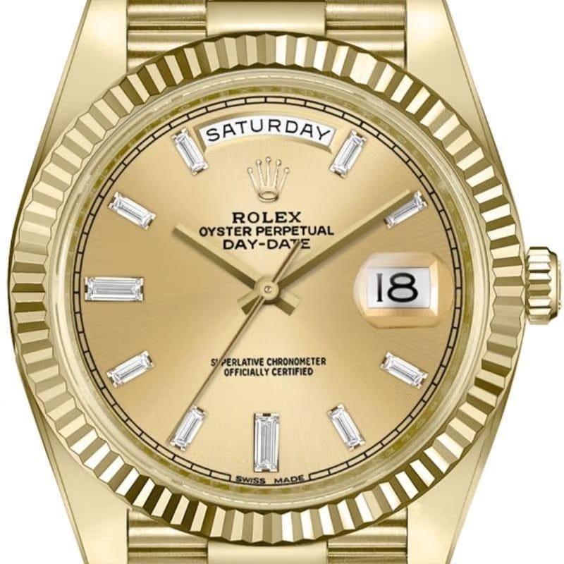 Rolex | Day-Date | 228238-0005 | Yellow gold | 40 mm | Yellow gold | Champagne | Automatic
