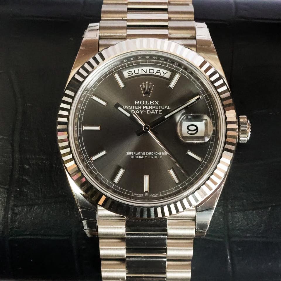 Rolex | Day-Date | 228239 | White gold | 40 mm | White gold | Automatic