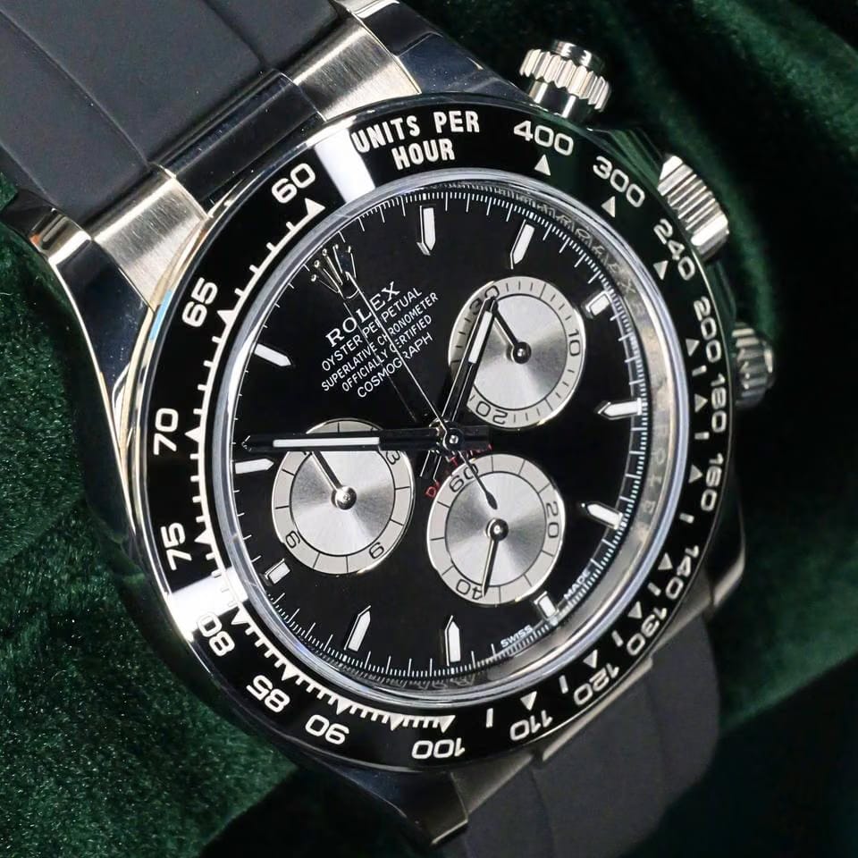Rolex | Daytona | 126519LN-0002 | White gold | 40 mm | Rubber | Black | Automatic