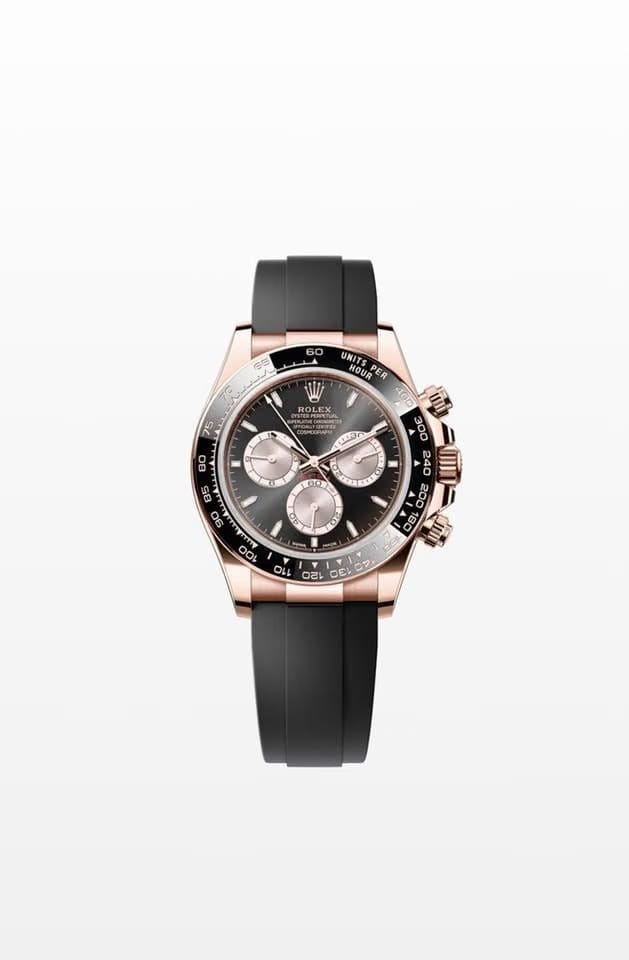 Rolex | Daytona | 126515LN | Rose gold | Rubber | Black | Automatic