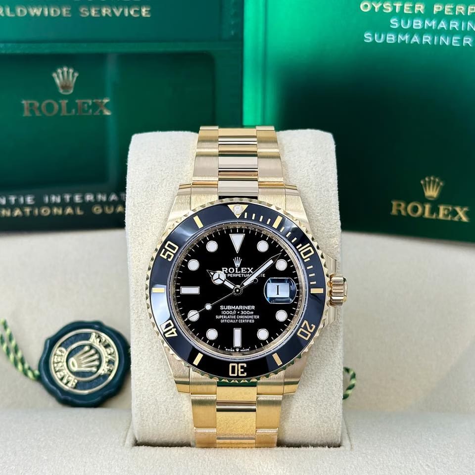 Rolex | Submariner | 126618LN | Yellow gold | 41 x 40 mm | Yellow gold | Black | Automatic