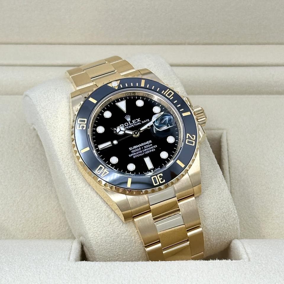 Rolex | Submariner | 126618LN | Yellow gold | 41 x 40 mm | Yellow gold | Black | Automatic