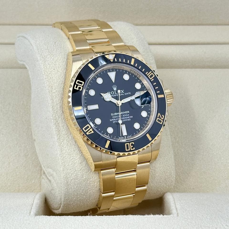 Rolex | Submariner | 126618LN | Yellow gold | 41 x 40 mm | Yellow gold | Black | Automatic