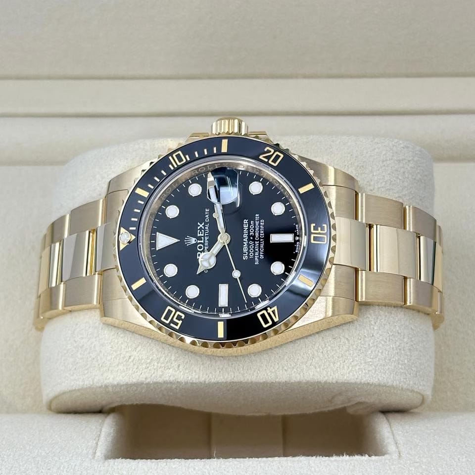 Rolex | Submariner | 126618LN | Yellow gold | 41 x 40 mm | Yellow gold | Black | Automatic