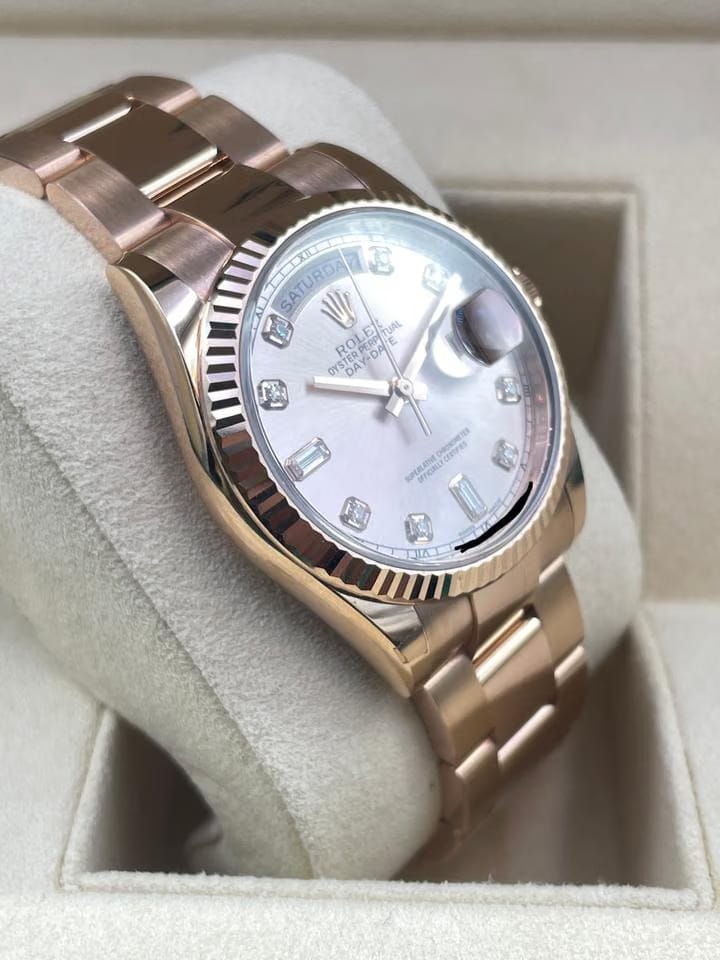 Rolex | Day-Date | 118235 | Rose gold | 36 mm | Rose gold | Gold | Automatic